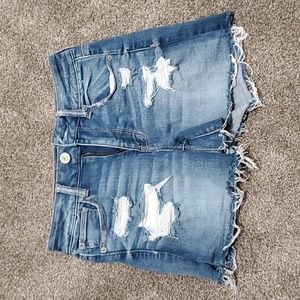 Denim shorts